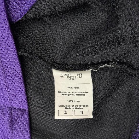 Vintage Champion Toronto Raptors Vince Carter 15 Jersey Men Sz XL NBA Purple Y2K - Picture 4 of 9